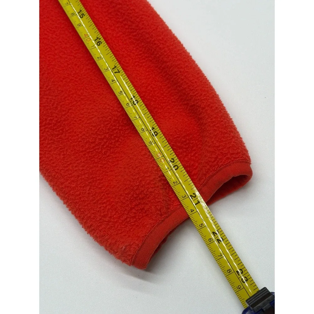 The North Face Kids Red Full Zip Fleece Jacket Mock Neck  Medium 10/12